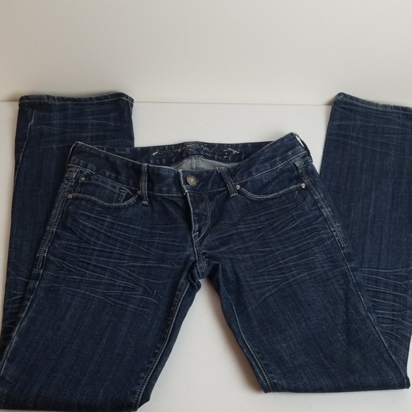 Express 4R Barely Boot Slim Fit Low Rise Jeans - Picture 1 of 4